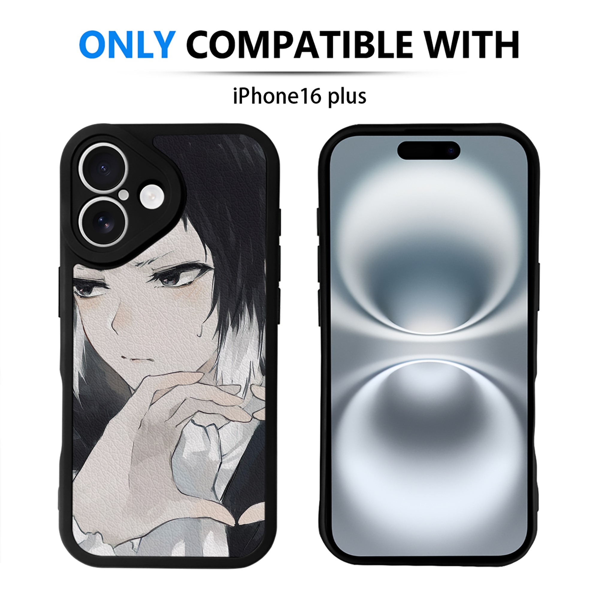 （画像用） 文豪ストレイドッグス Bungo Stray Dogs 【iPhone 16シリーズ対応】シリコンスマホケース（レザー調） 材質：シリコン
